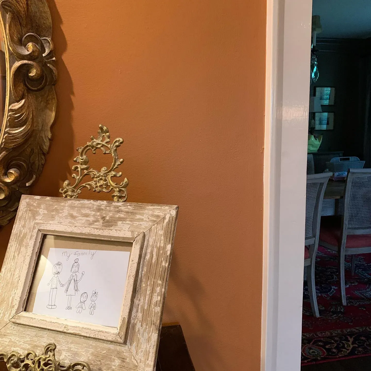 Benjamin Moore English Ochre living room review