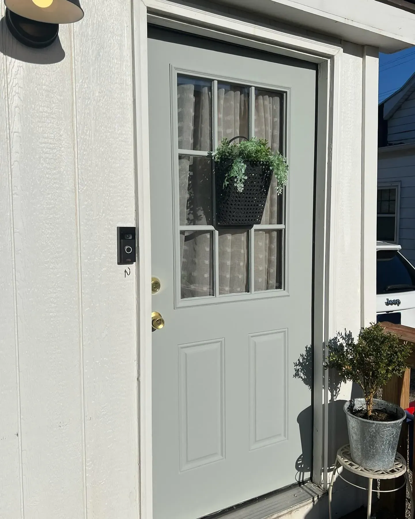 Iced Marble front door color