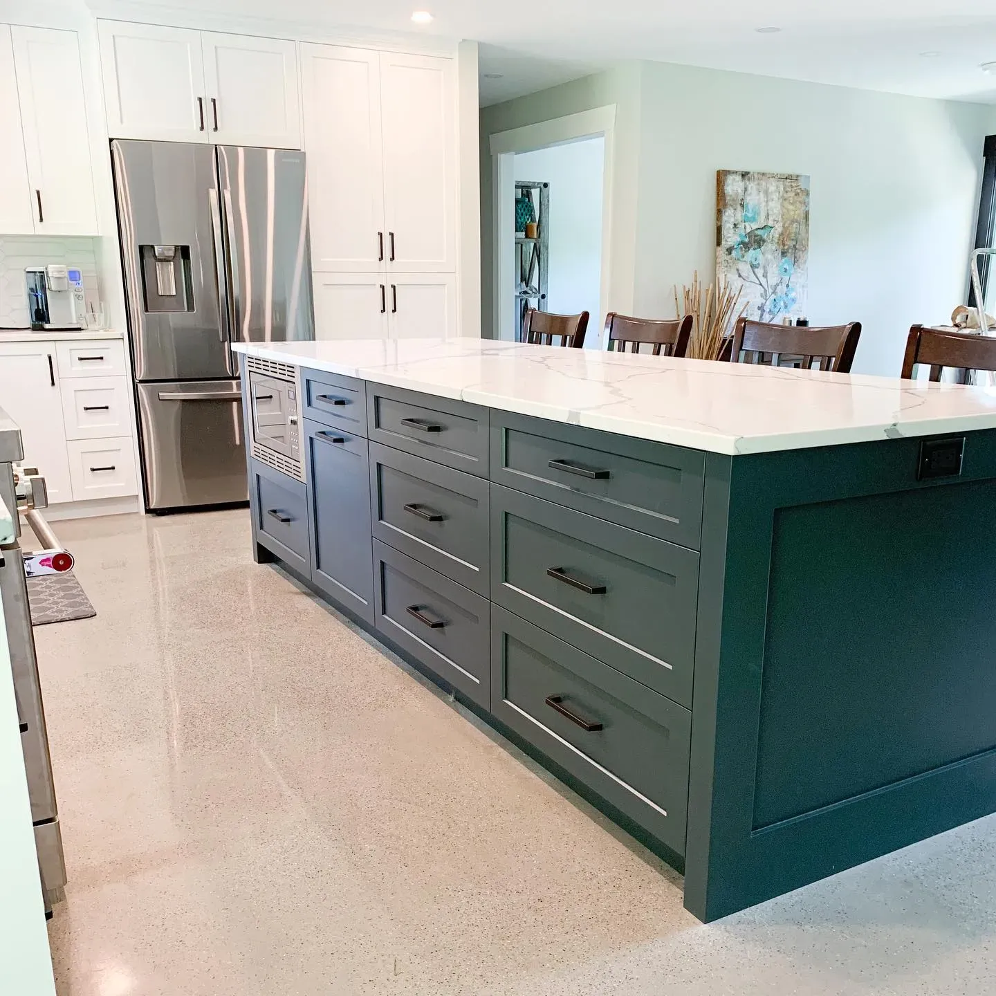 Lead Gray kitchen cabinets color review