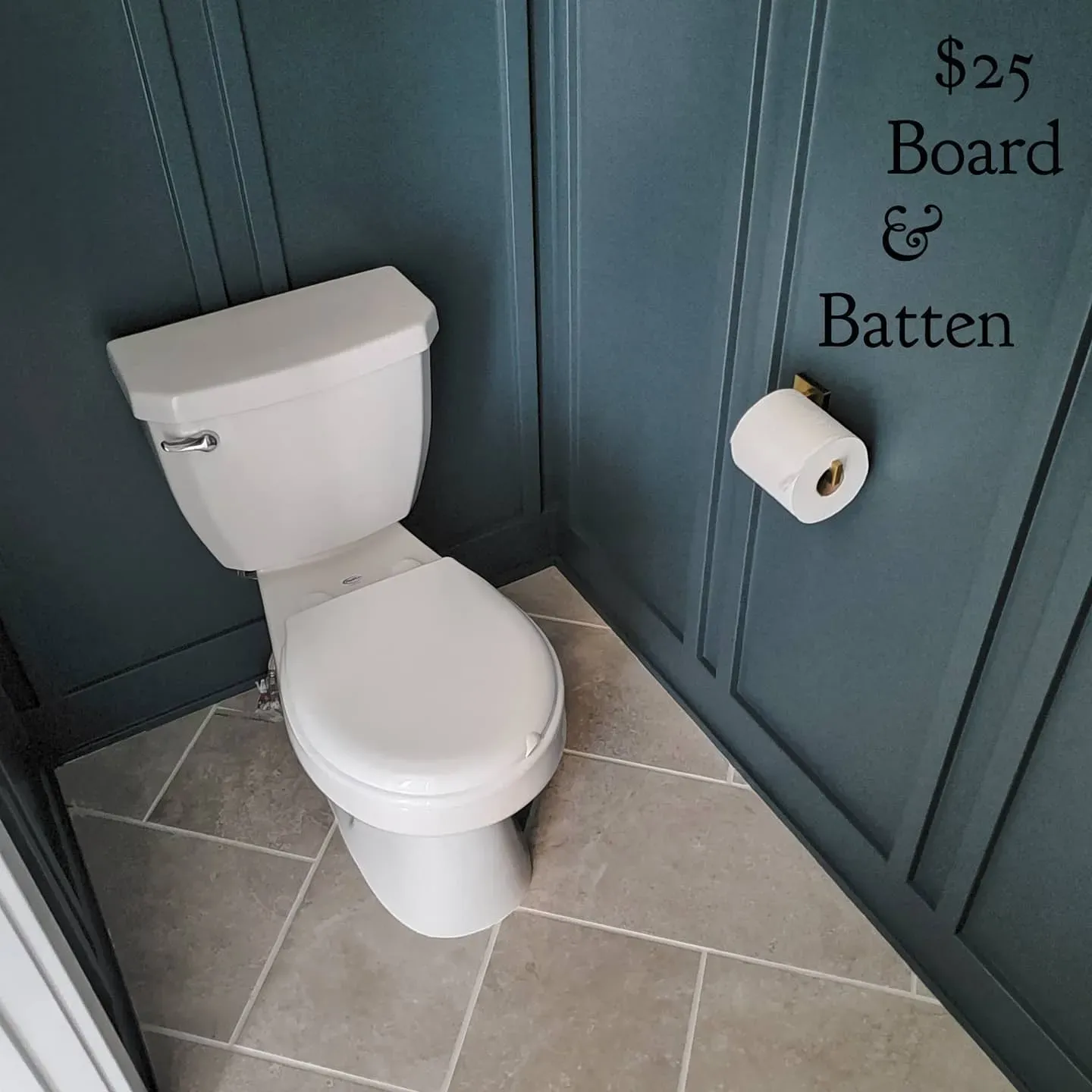 Benjamin Moore Lead Gray bathroom color