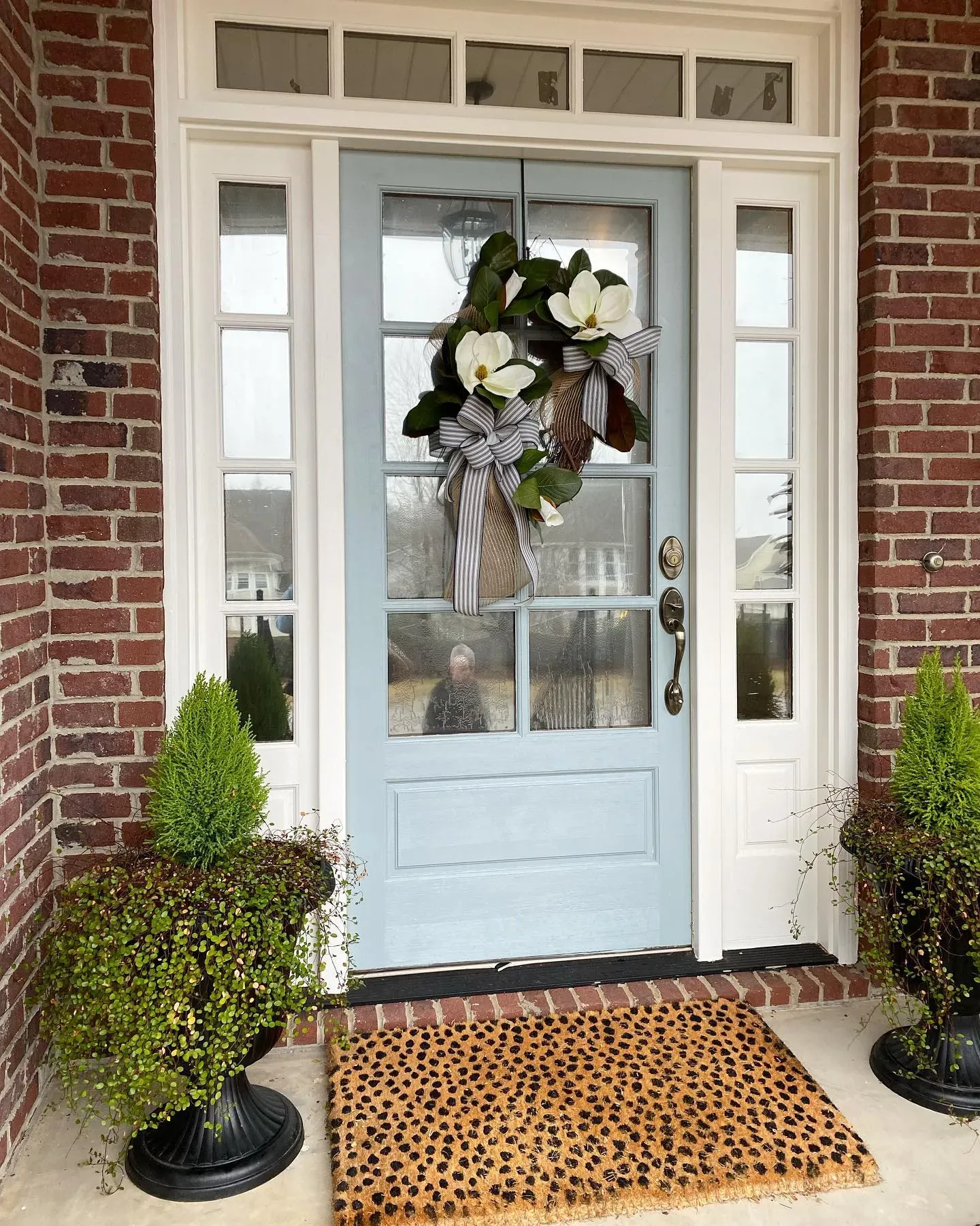 Benjamin Moore Kentucky Haze front door color