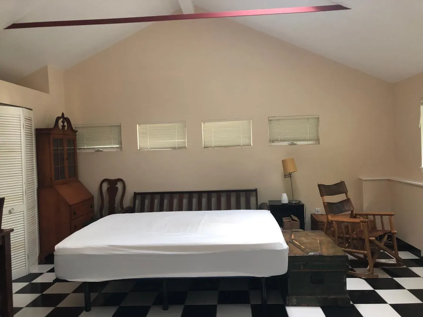 Benjamin Moore Mystic Beige bedroom paint