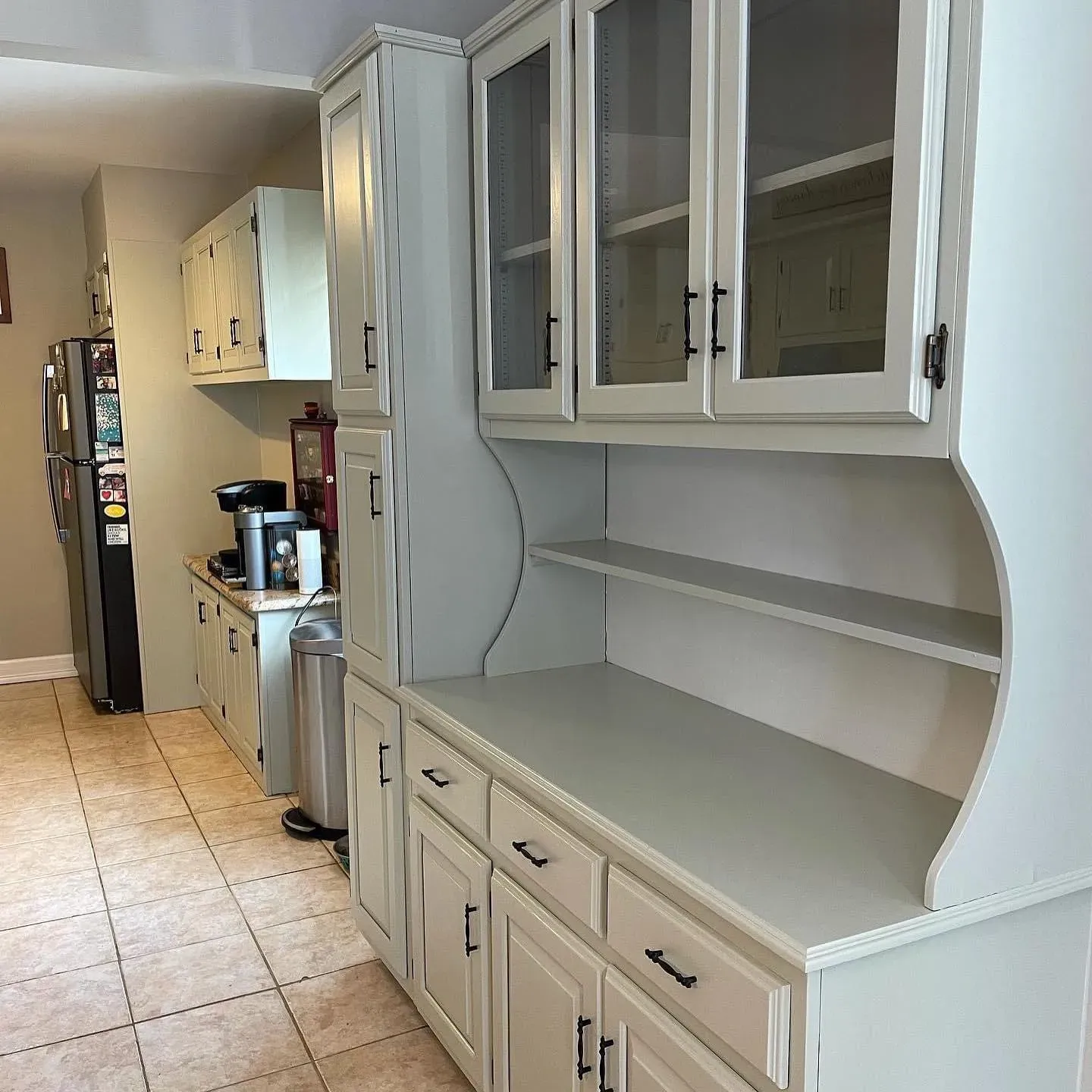 Paris Rain kitchen cabinets picture