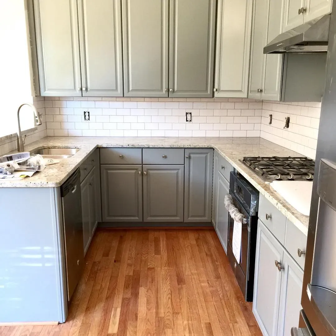 Puritan Gray Kitchen Cabinets