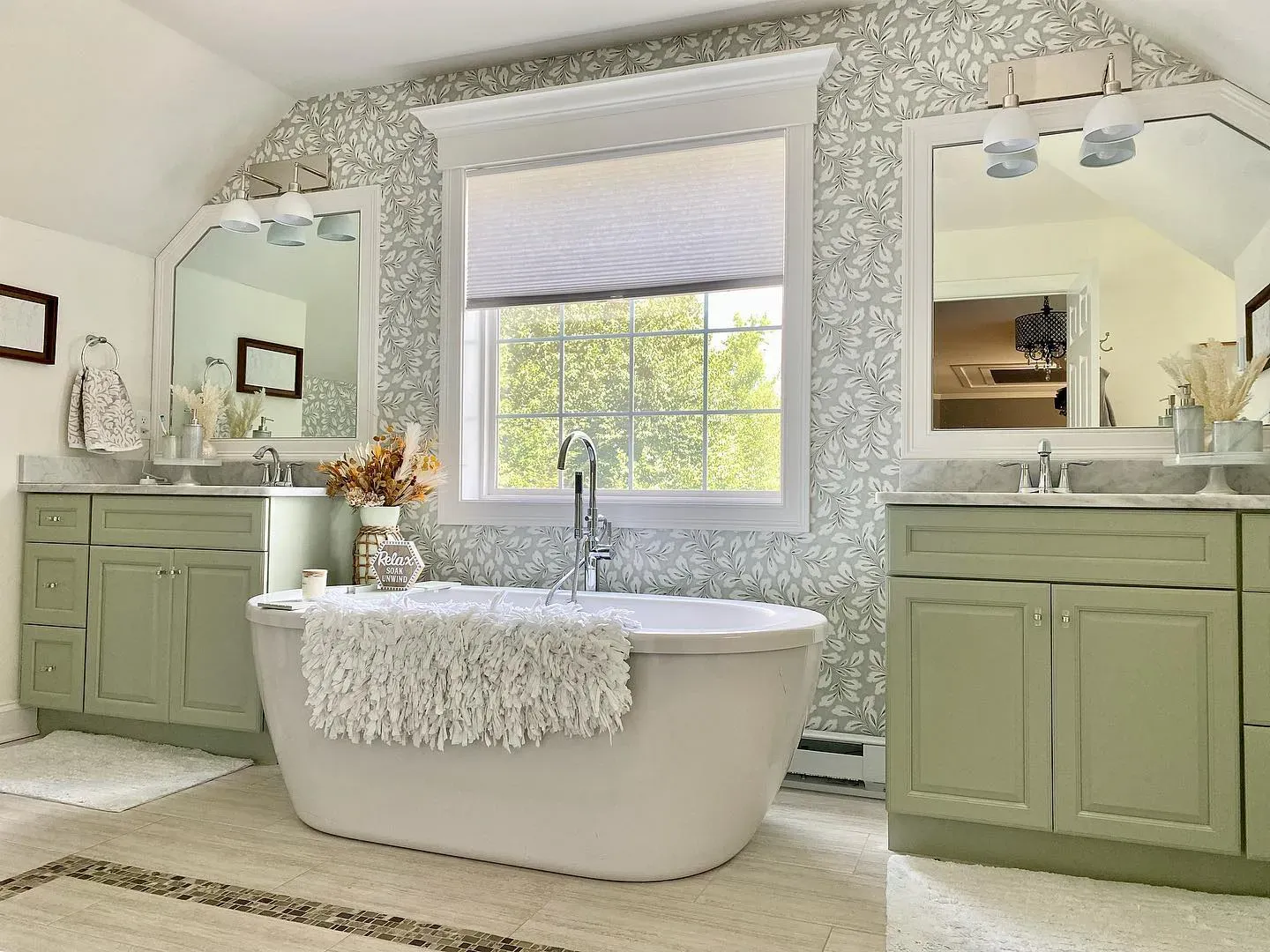Benjamin Moore Saybrook Sage Bathroom Vanity