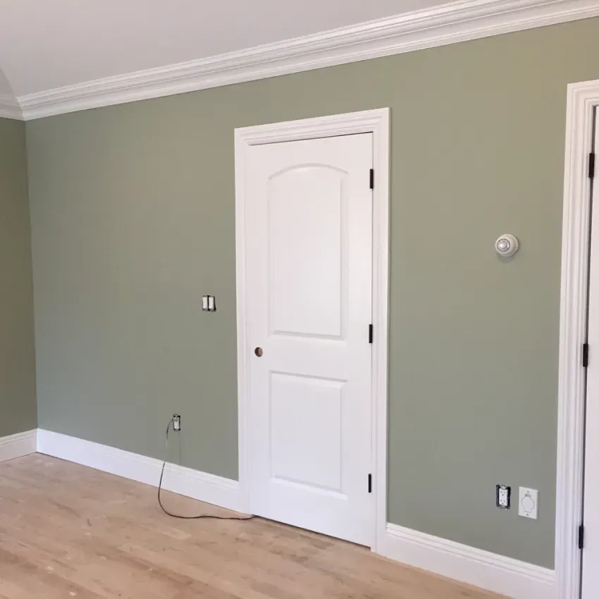 Benjamin Moore Saybrook Sage bedroom color review