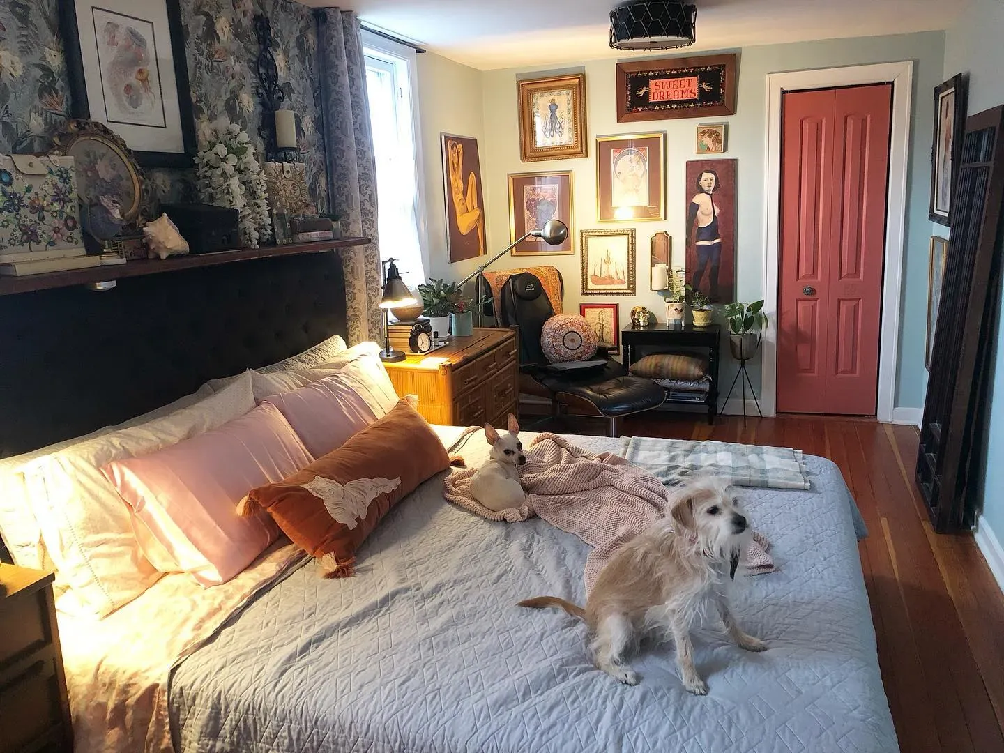 Benjamin Moore Seacliff Heights bedroom paint