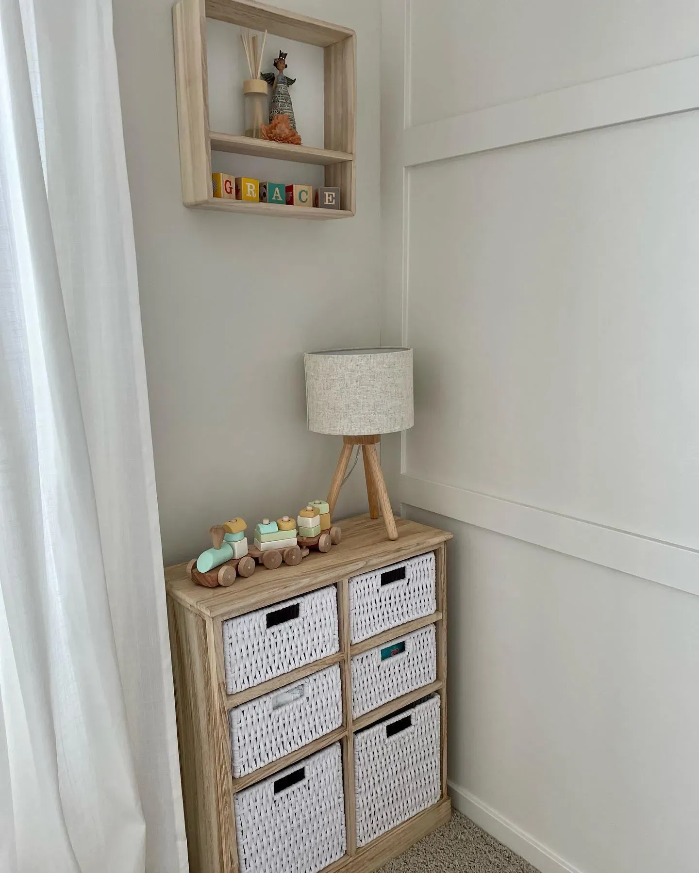 Benjamin Moore Seapearl toddler bedroom paint review