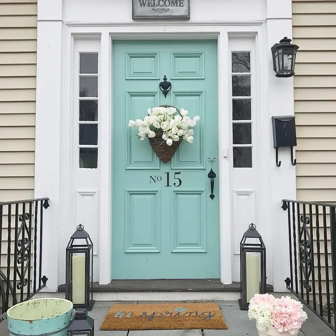 St. Lucia Teal front door review