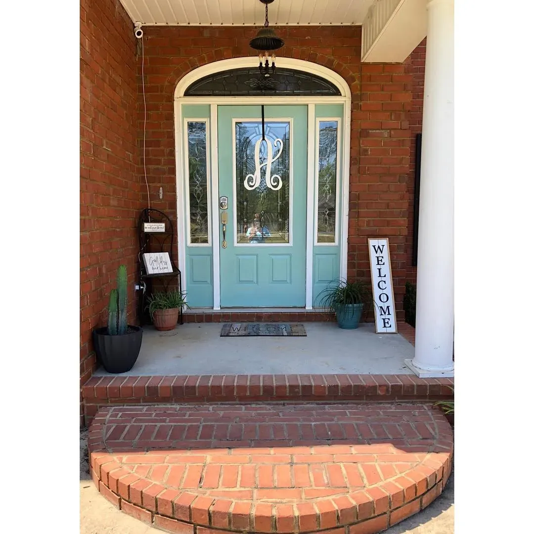 St. Lucia Teal front door color review