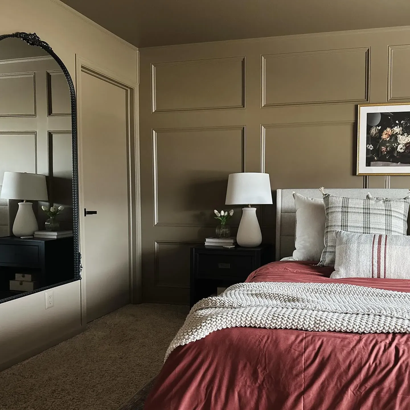 Texas Leather bedroom color review