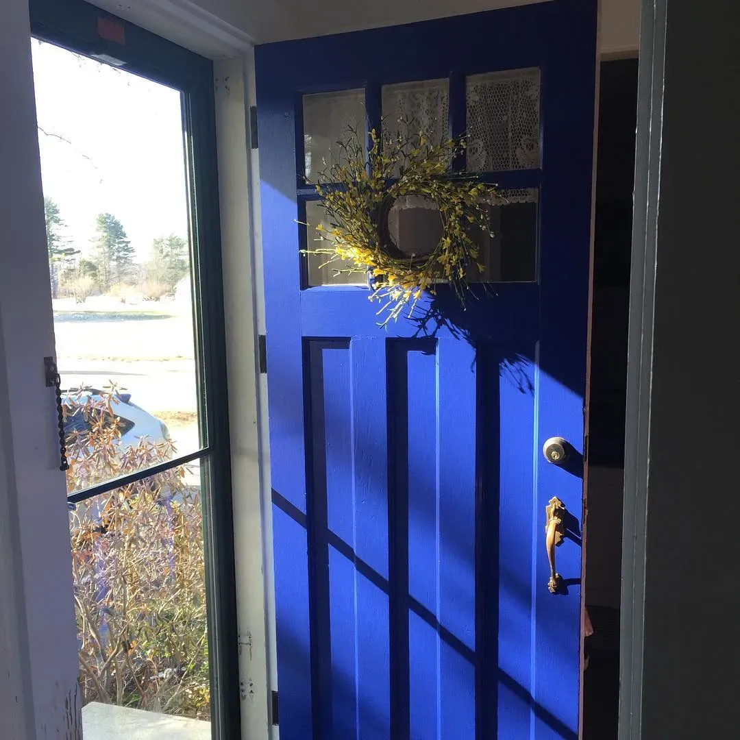 Starry Night Blue front door color review