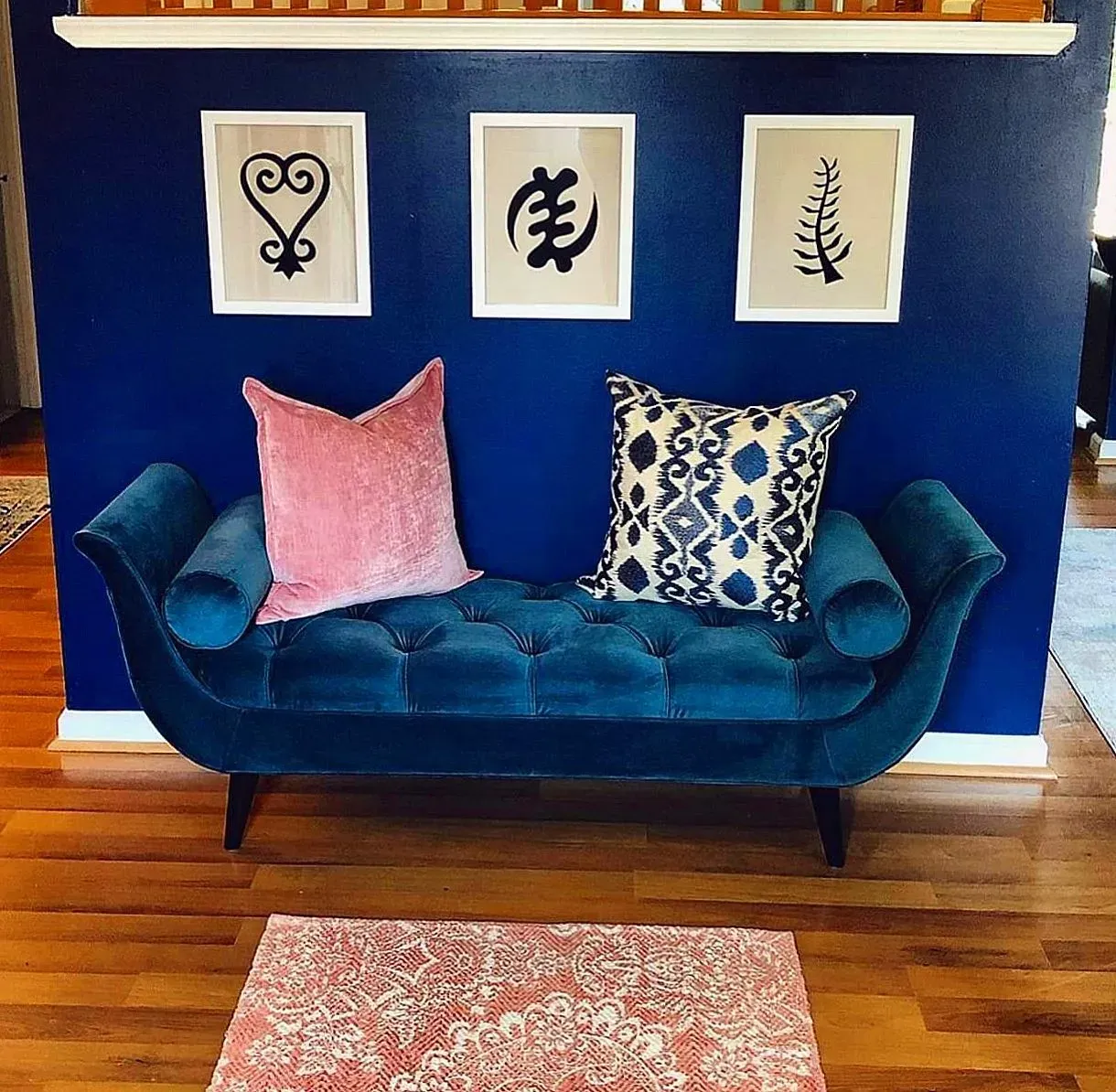 Bm Symphony Blue Living Room