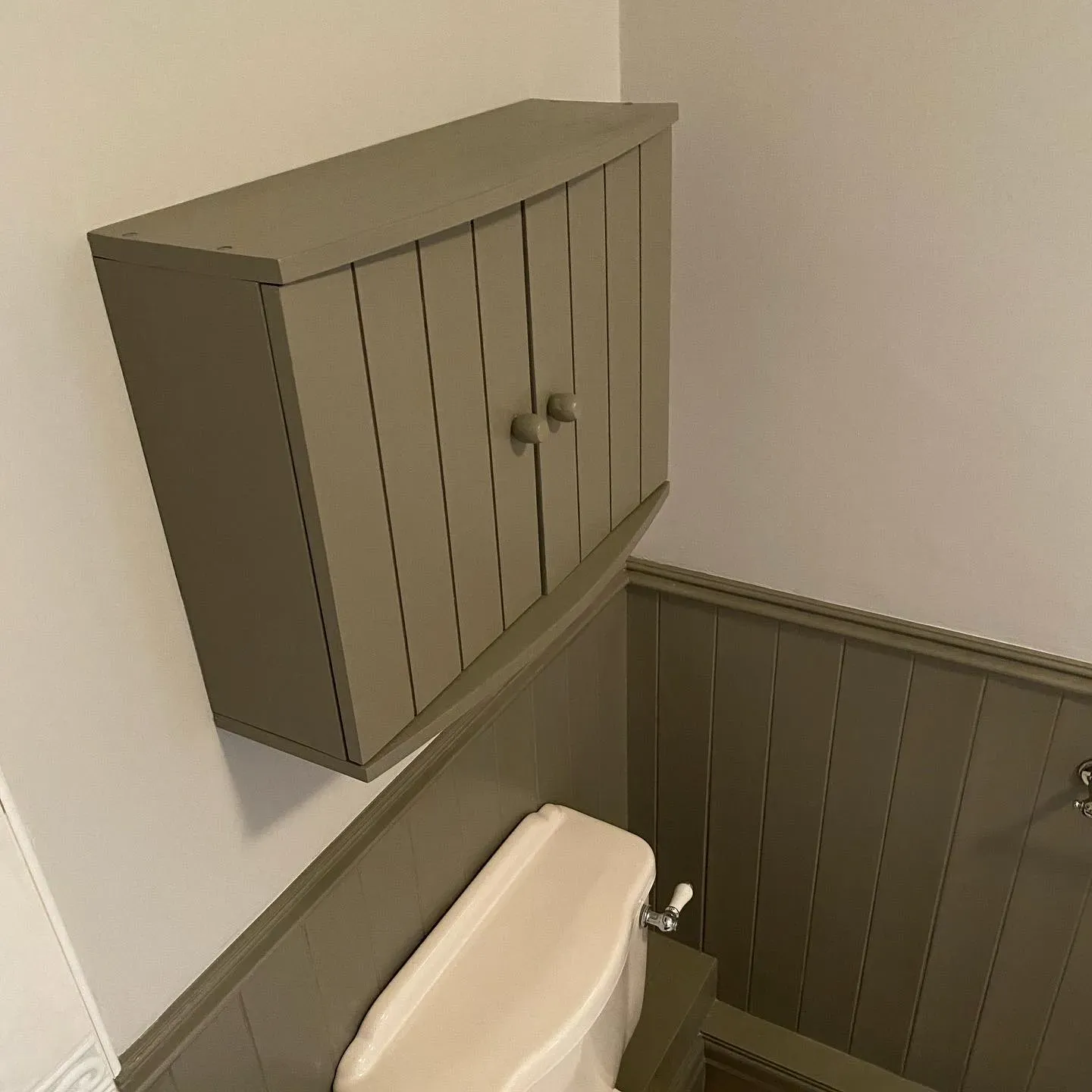 Taos Taupe bathroom wall panelling 