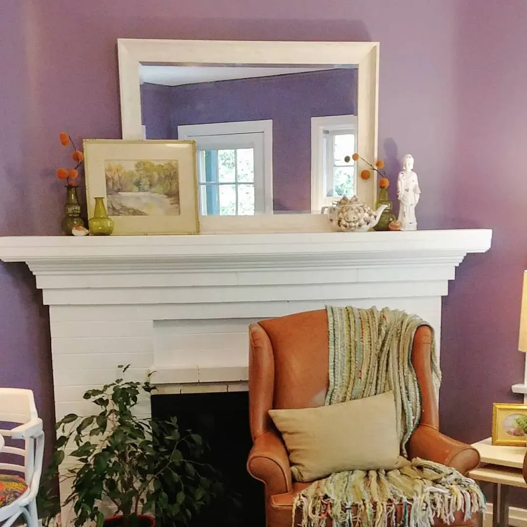 Benjamin Moore Tropical Dusk living room paint