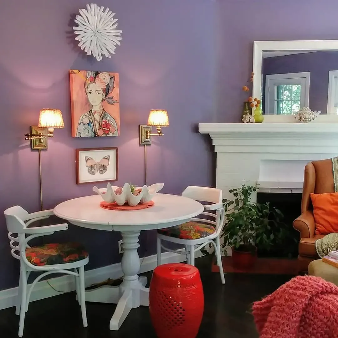 Tropical Dusk living room interior