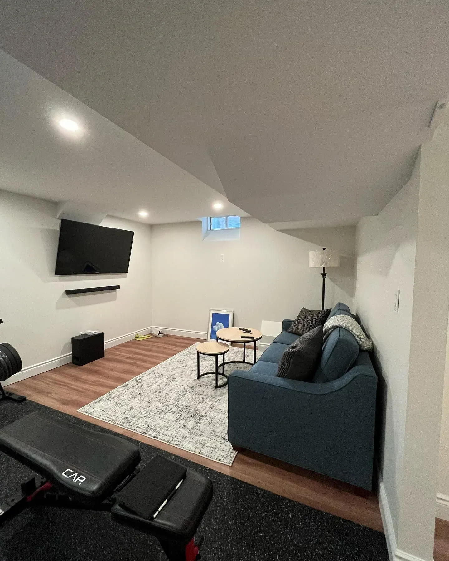 BenMoore Vanilla Milkshake basement color