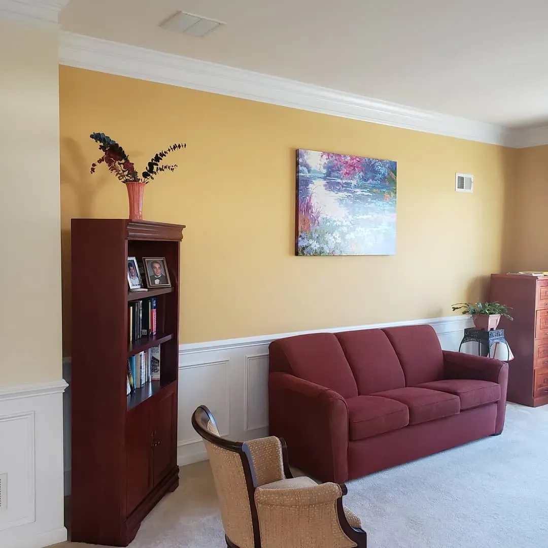 York Harbor Yellow living room color