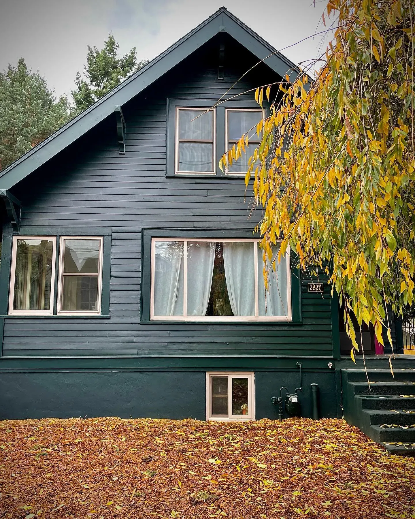 Sherwin Williams Black Emerald house exterior 