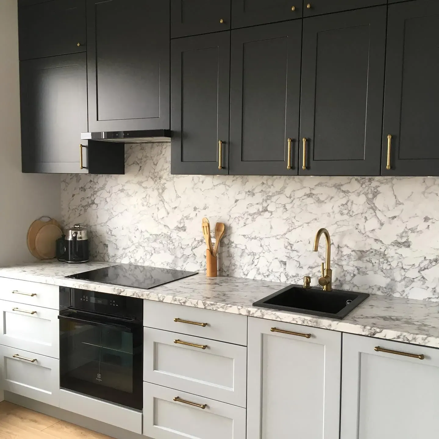 RAL 7021 kitchen cabinets paint review