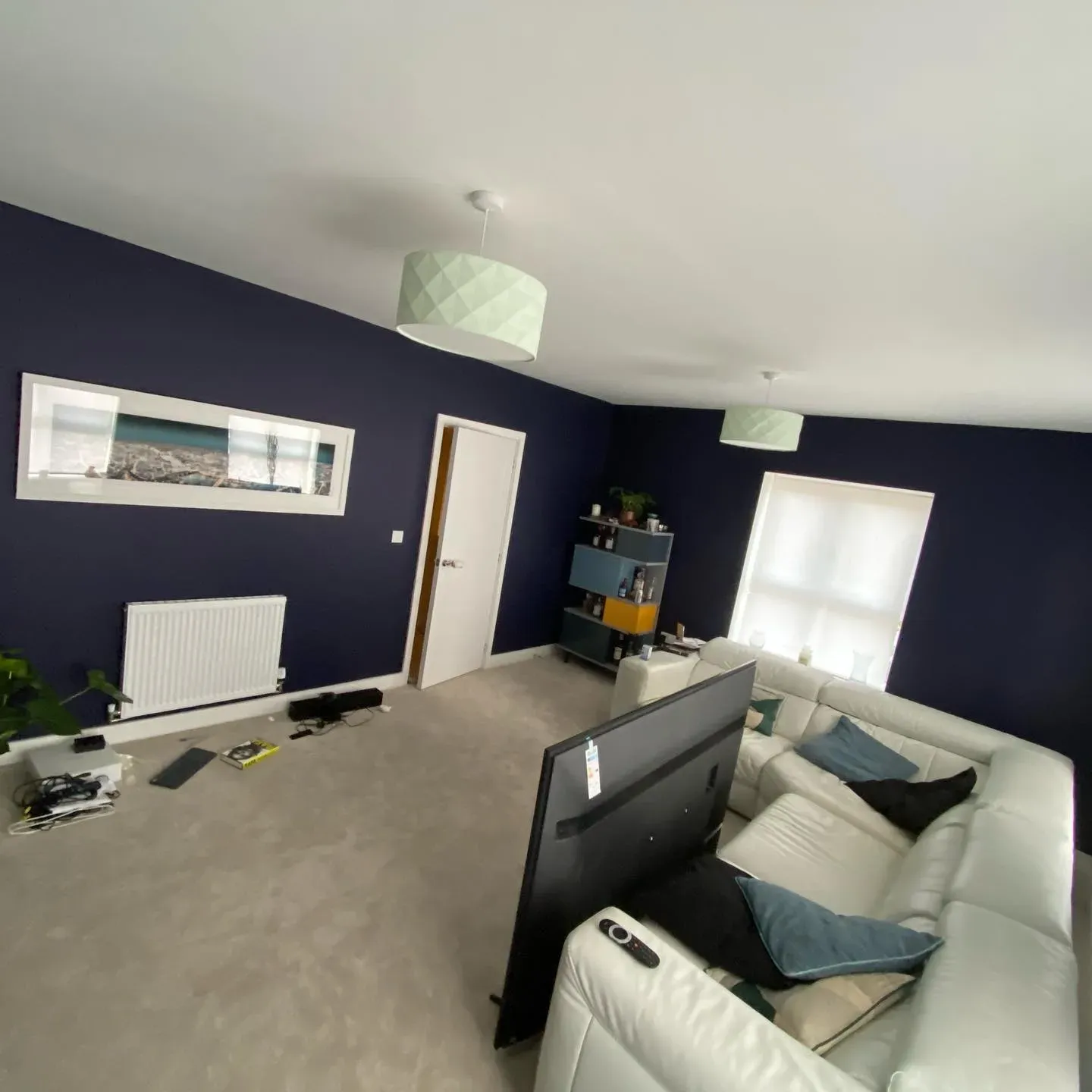 Black Opal living room color review