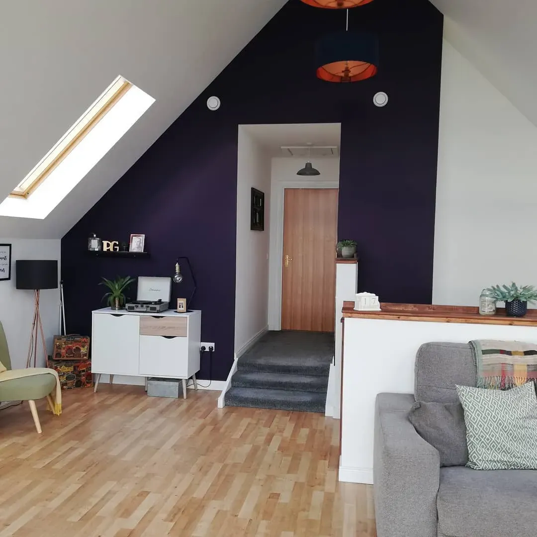 Dulux Black Opal living room review