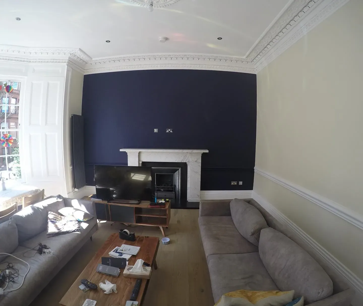Dulux 66BB 06/077 living room accent wall