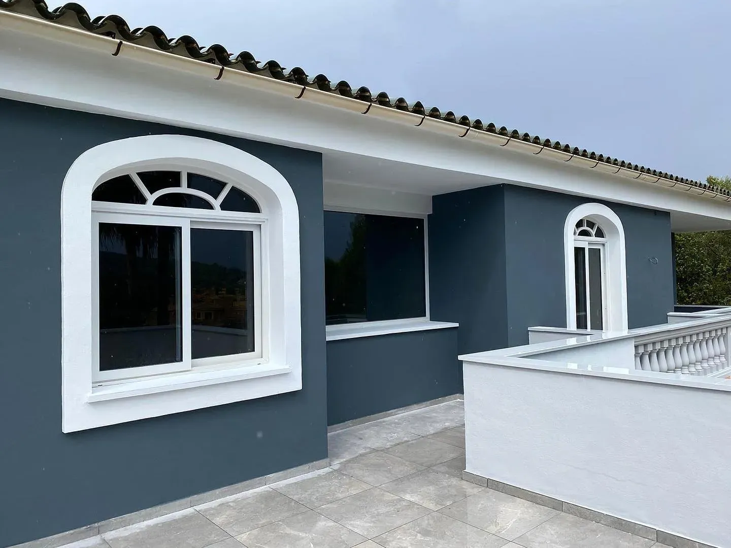 RAL Classic  Blue grey house exterior 
