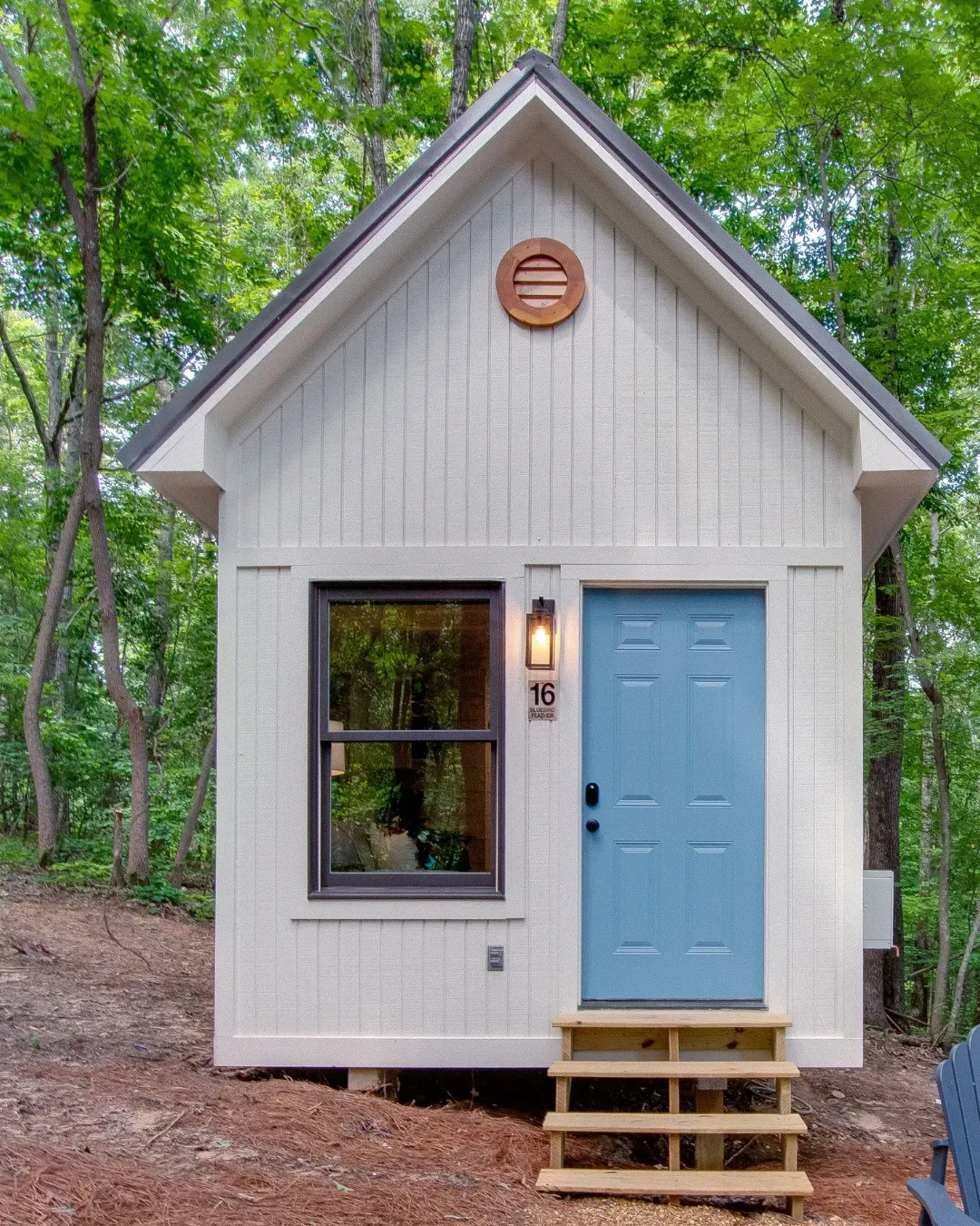 Bluebird Feather front door color