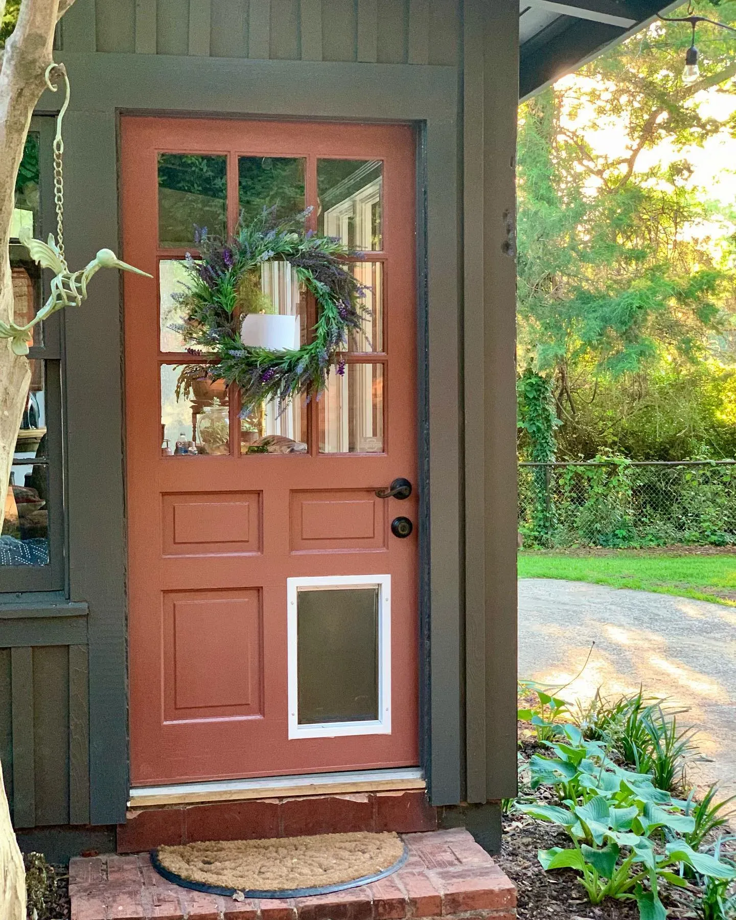 SW Canyon Clay front door 