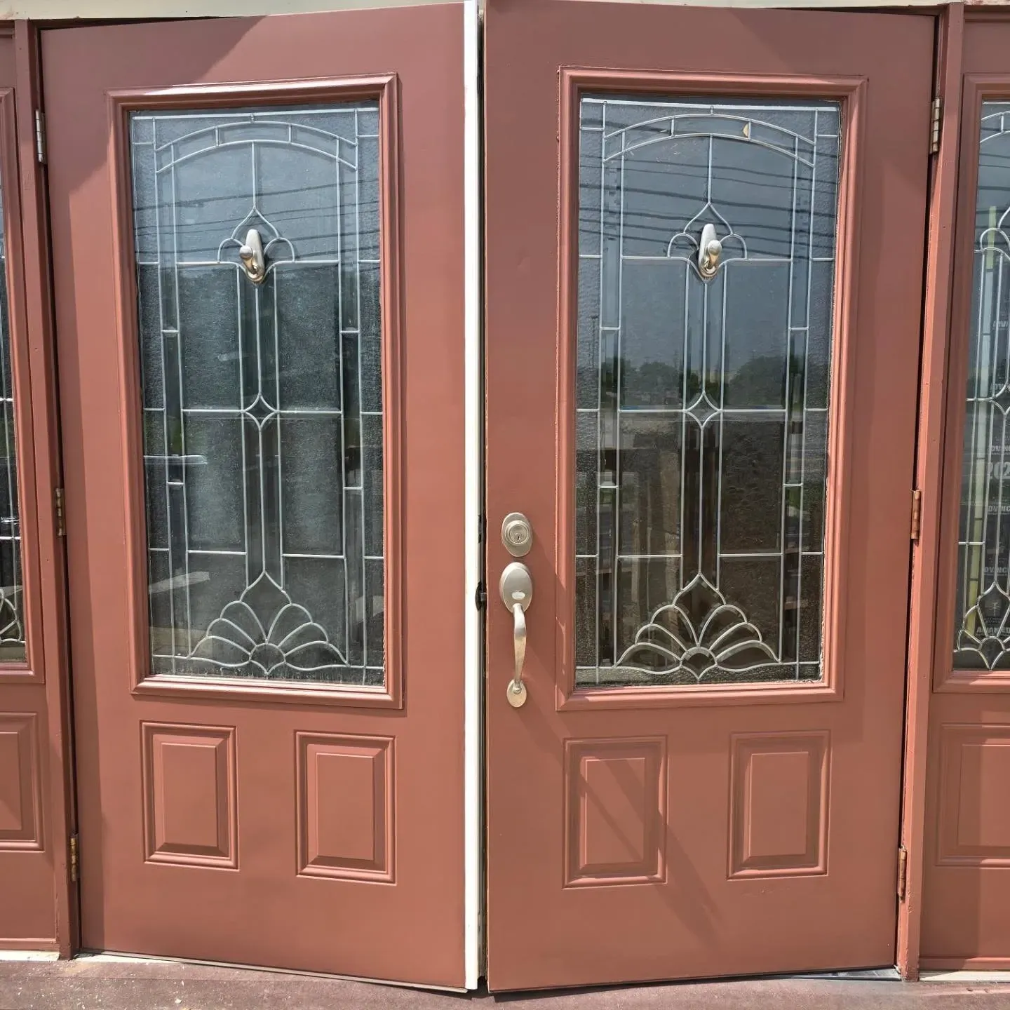 Sherwin Williams Canyon Clay front door 