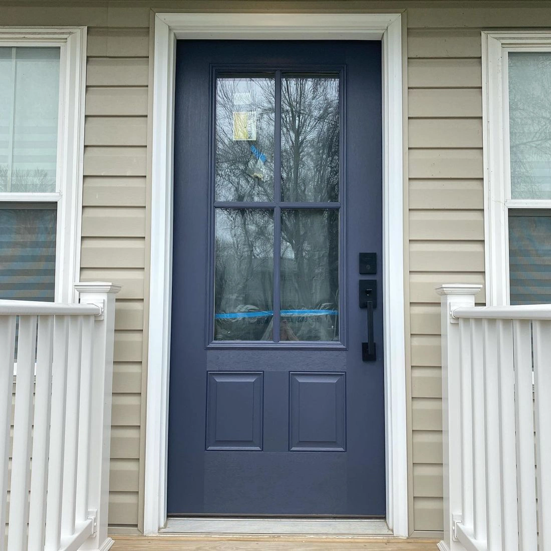 Sw charcoal blue front door