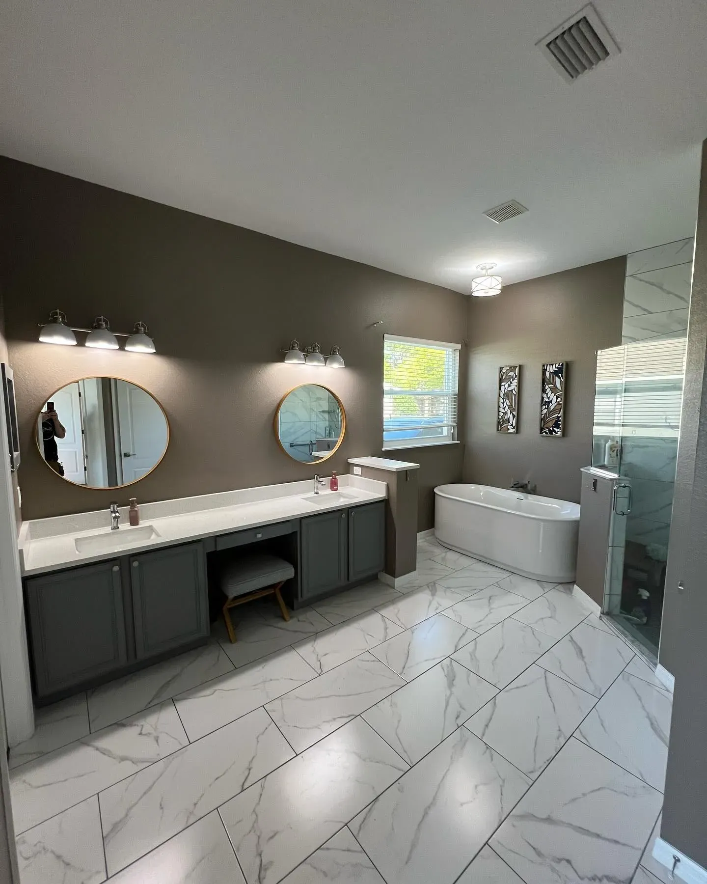 SW Chatura Gray bathroom color