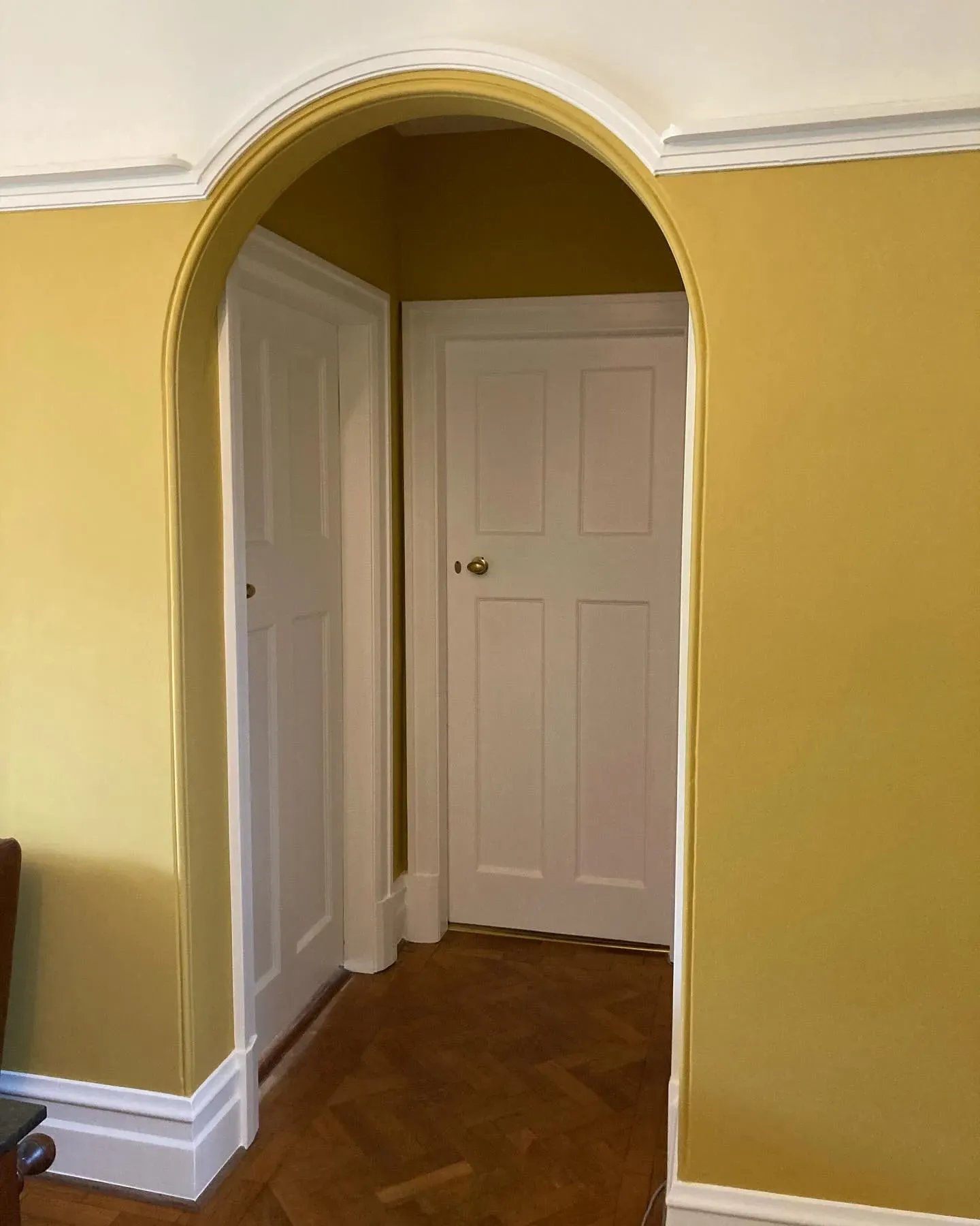 Dulux Cherished Gold living room paint