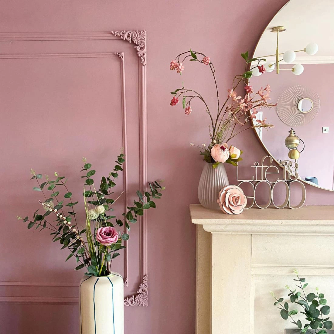 Dusted pink Farrow and Ball Cinder Rose review