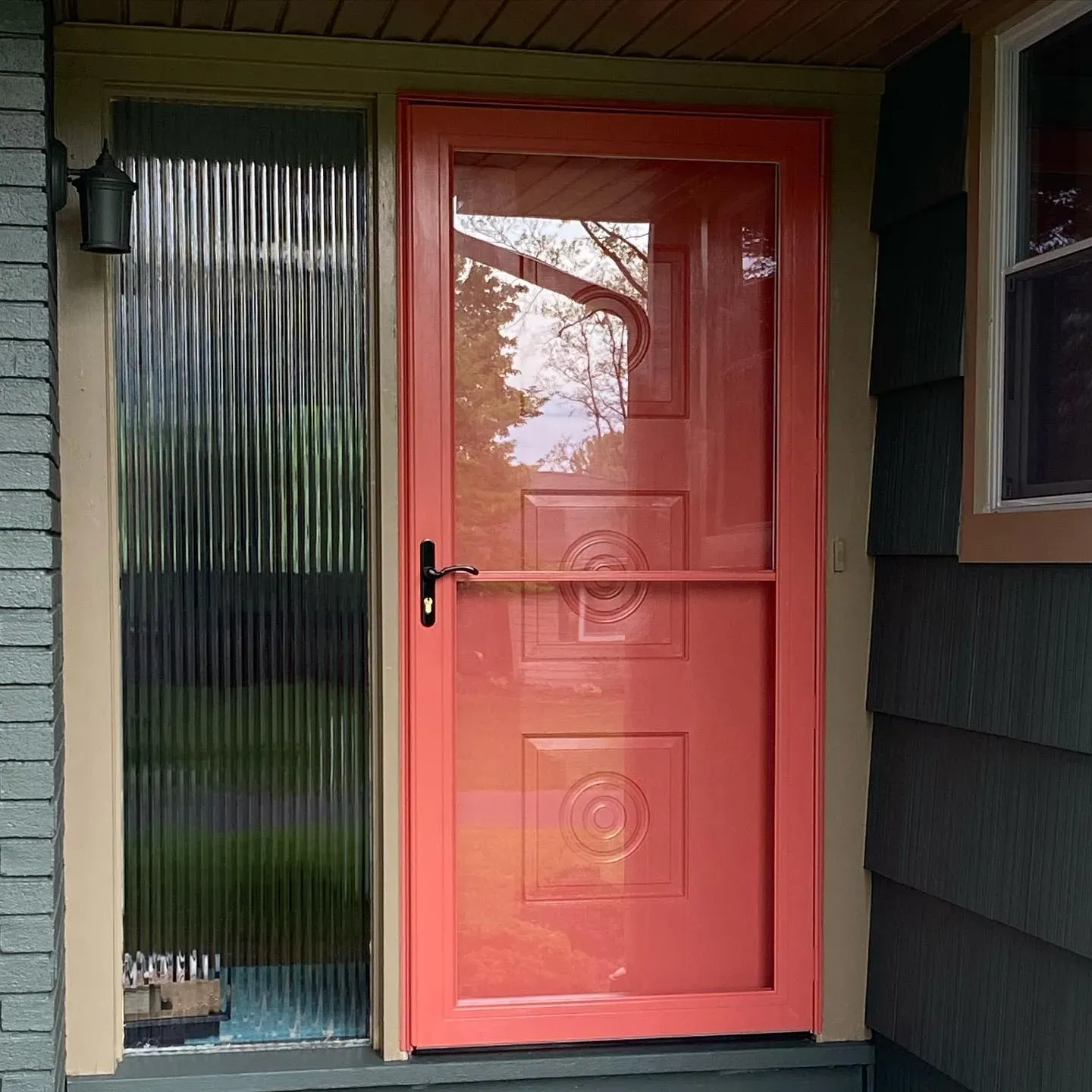 Coral Reef front door color review