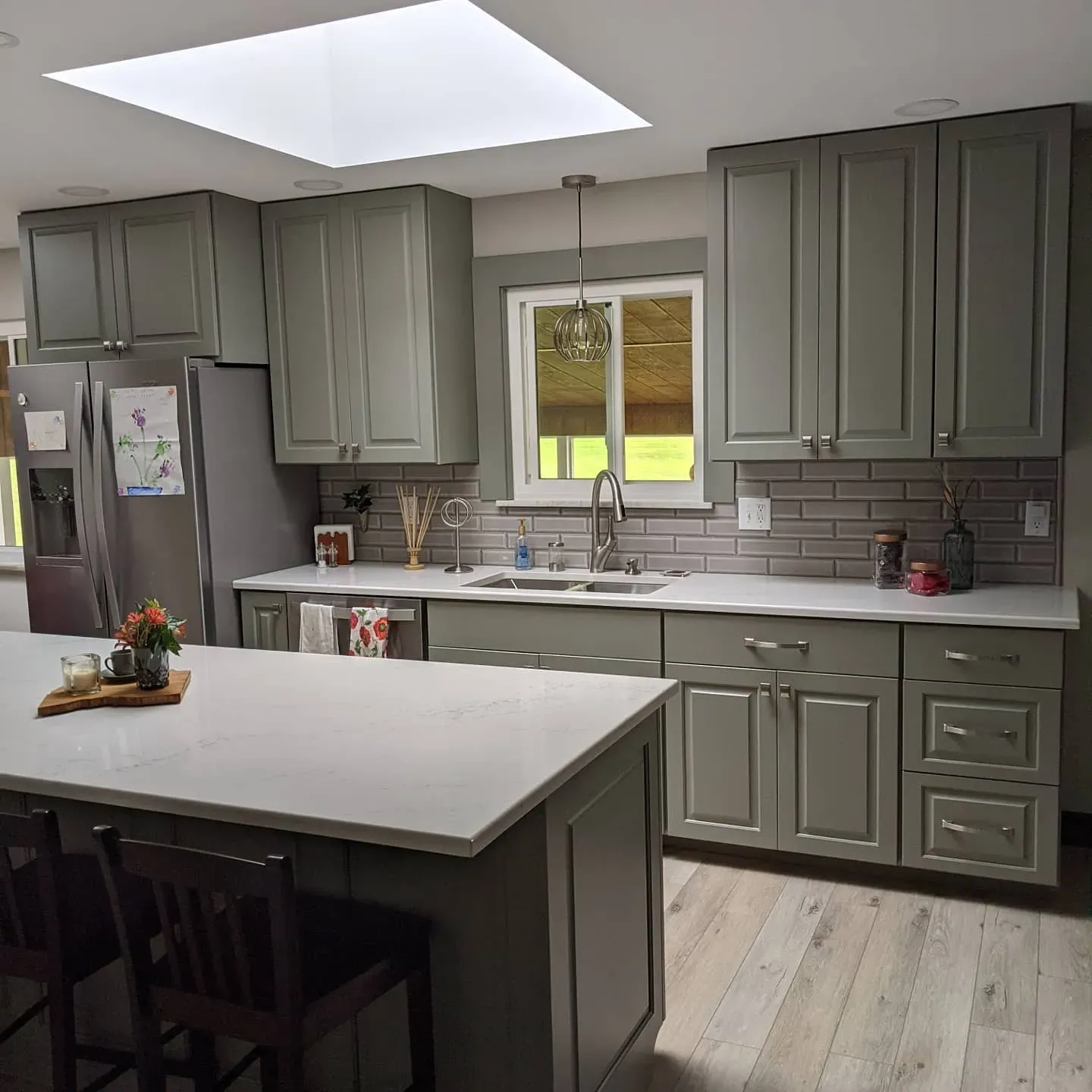 SW Cornwall Slate kitchen cabinets photo