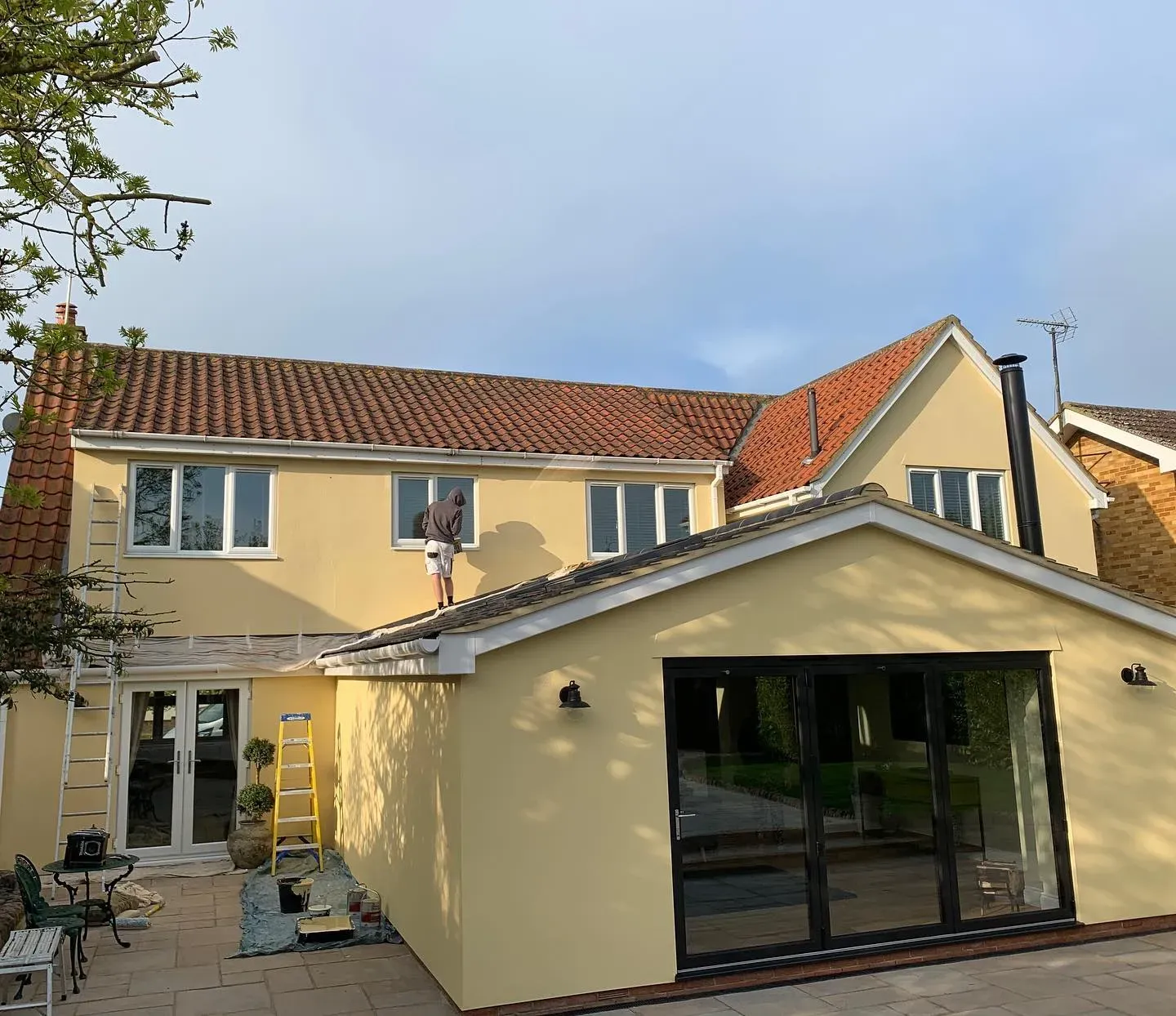 Dulux County Cream house exterior color