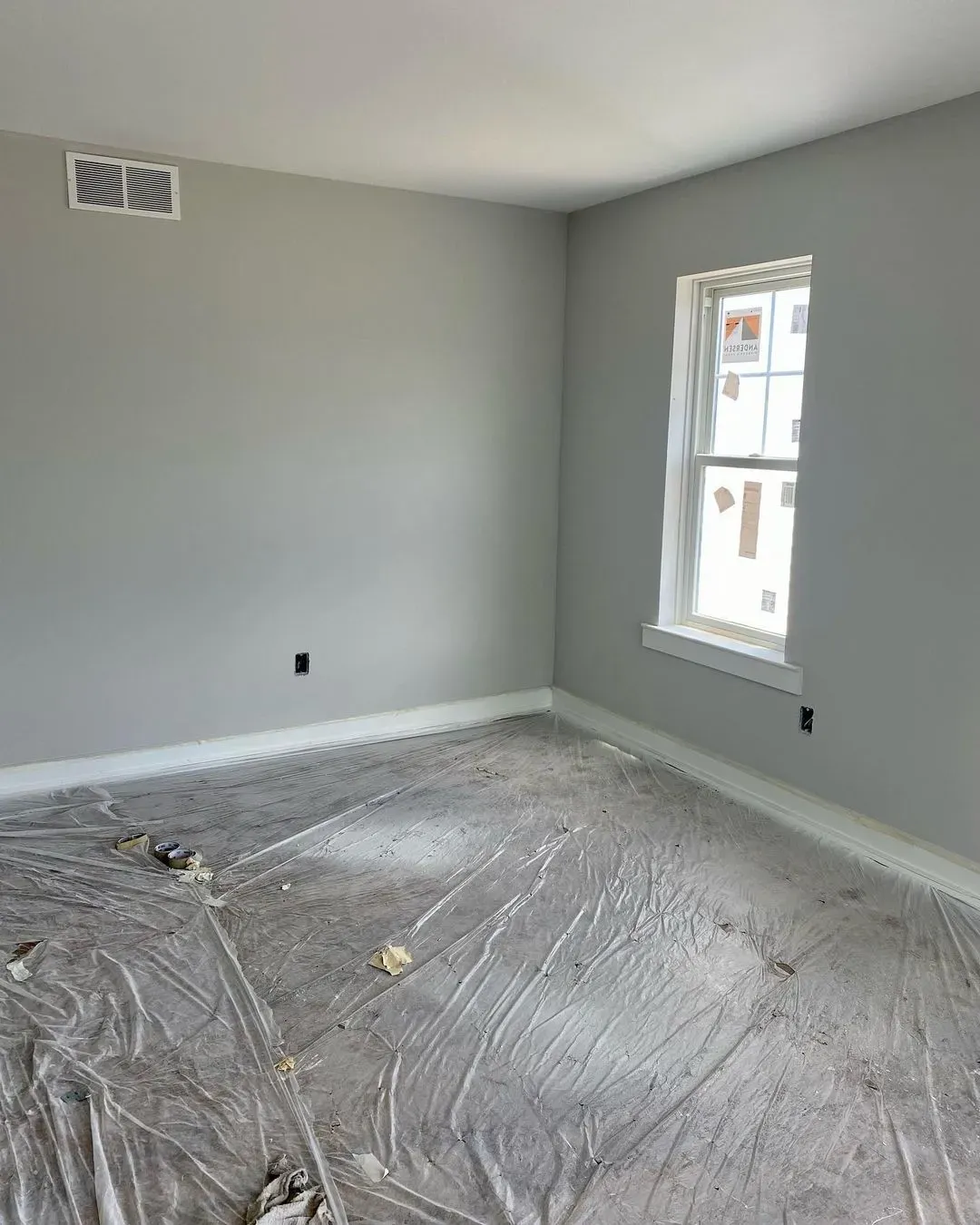 Sherwin Williams Crushed Ice bedroom paint
