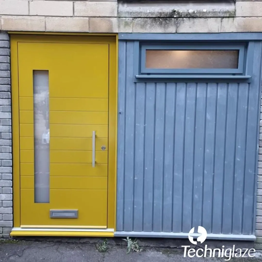 RAL 1027 front door color