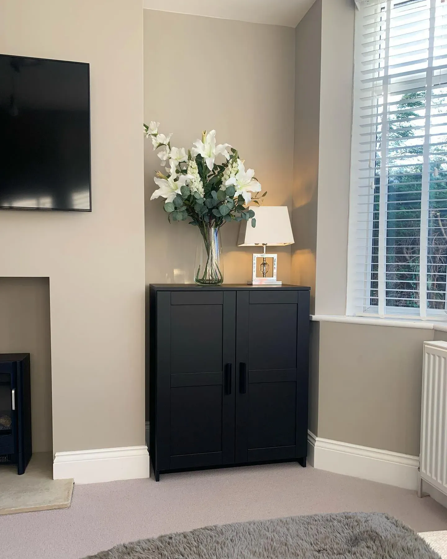 Dulux Cygnet Feather living room color