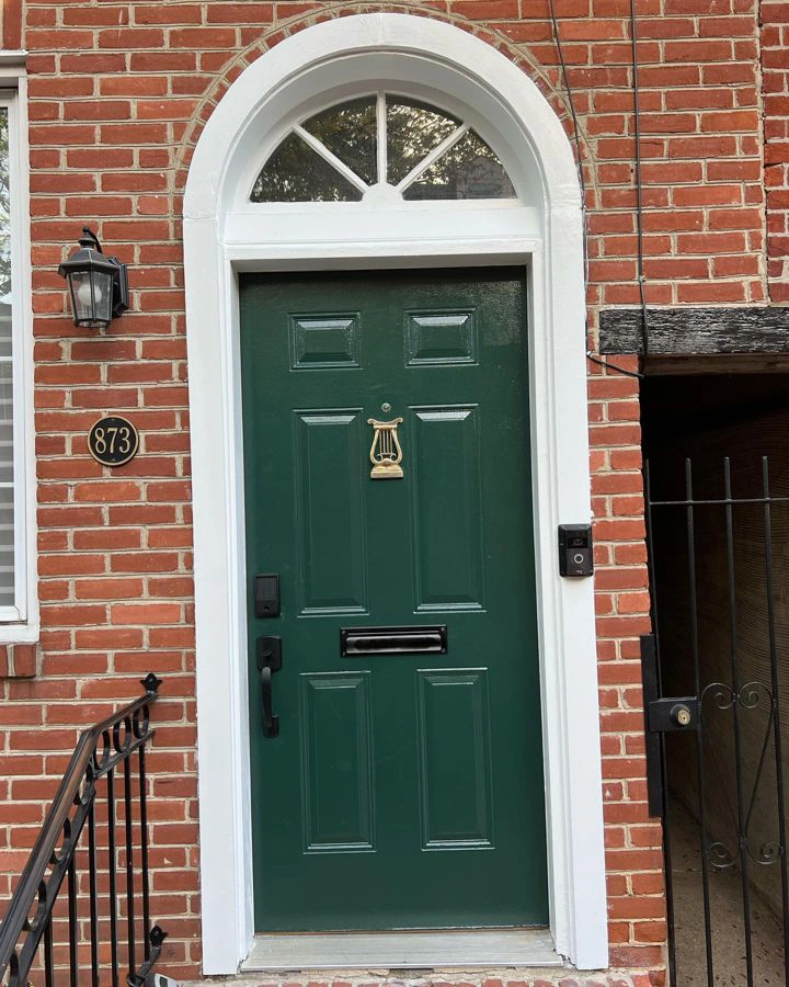 Sw dard hunter green front door