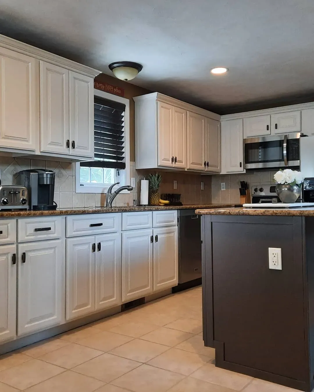 SW Dark Clove kitchen cabinets 