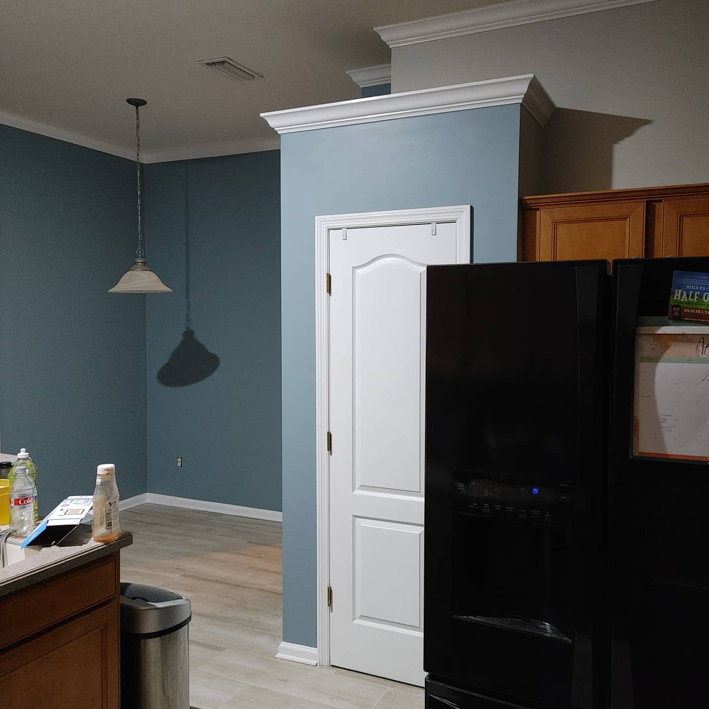 Dusted blue interior SW 9139 color