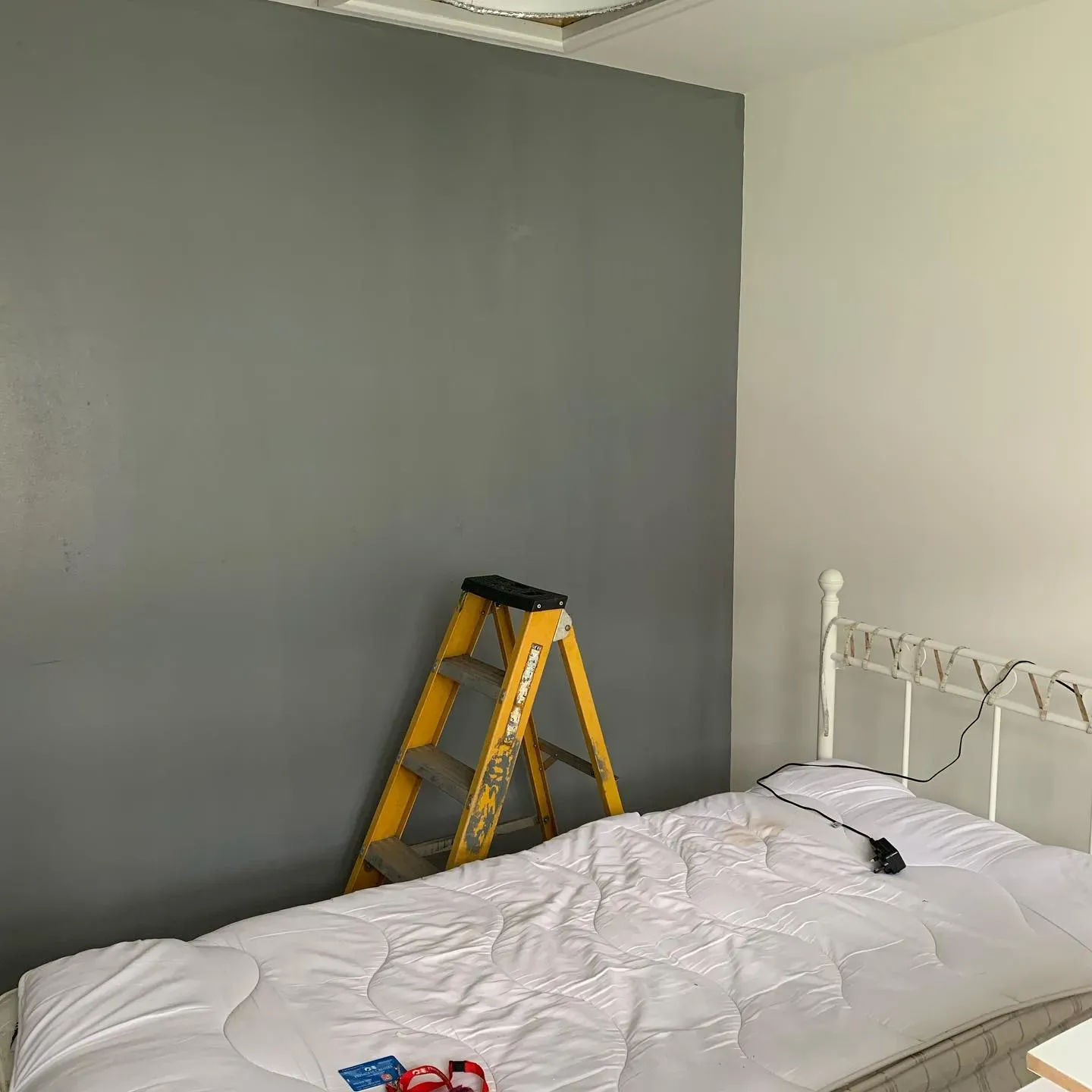 Grey Steel 1 bedroom accent wall