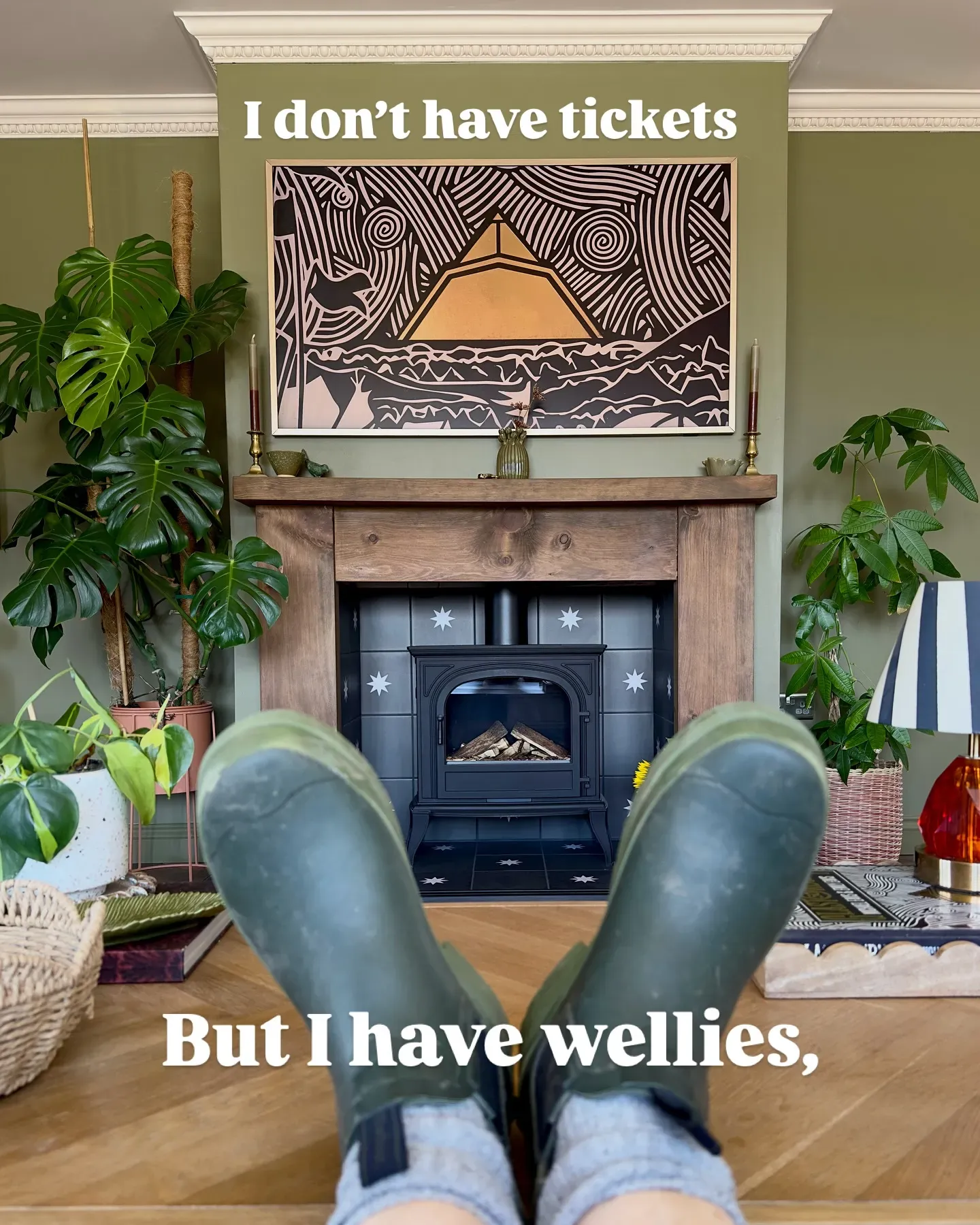 Farrow and Ball Dibber living room interior