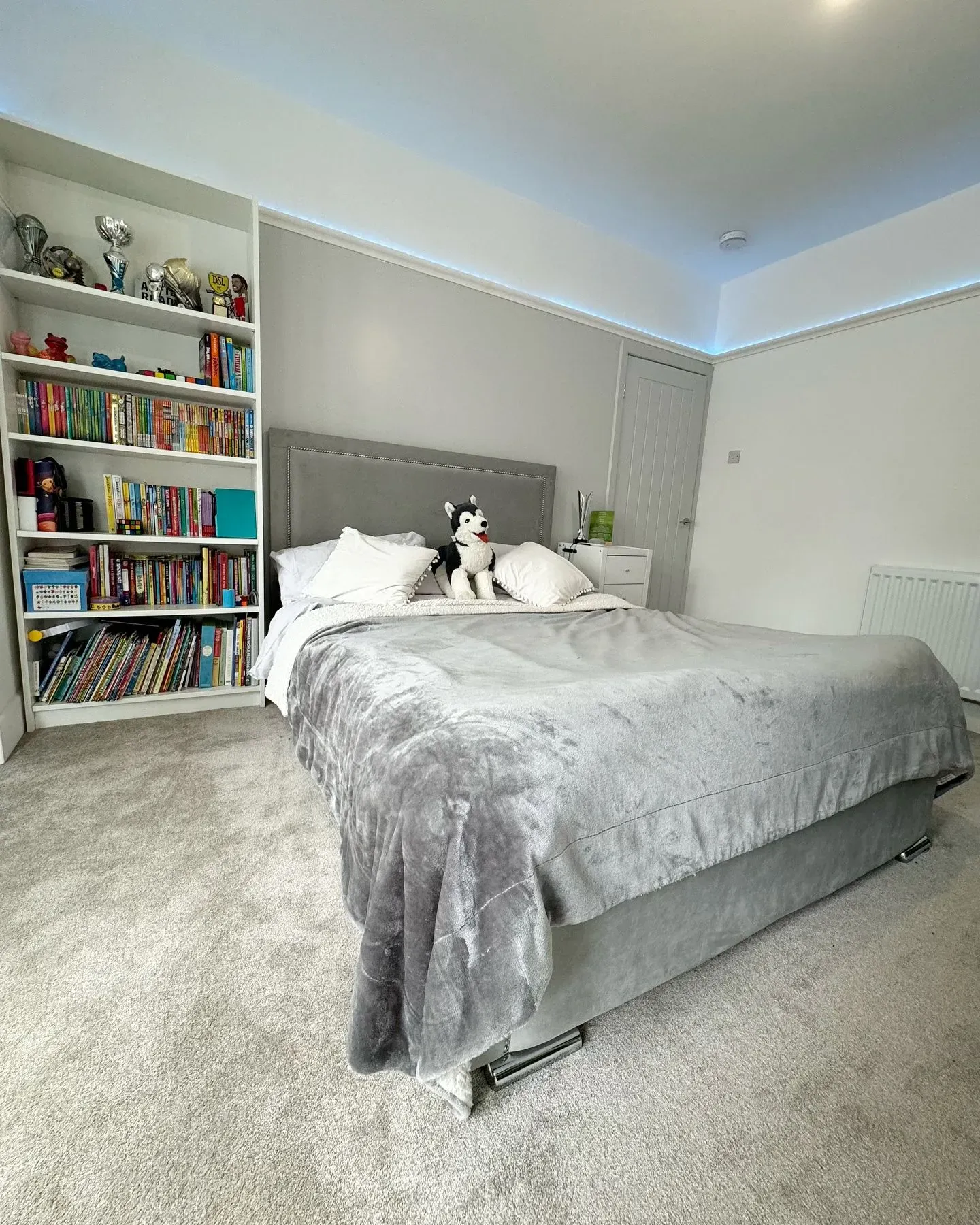Farrow and Ball Dimpse bedroom color