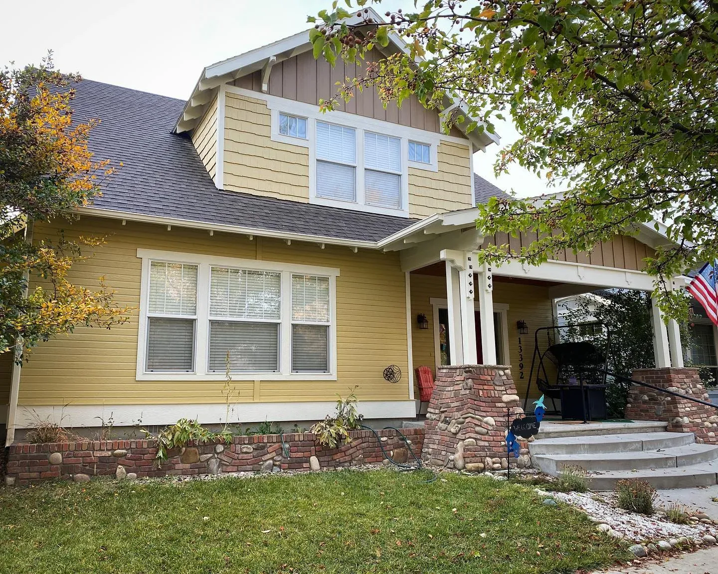 SW Downing Straw house exterior paint