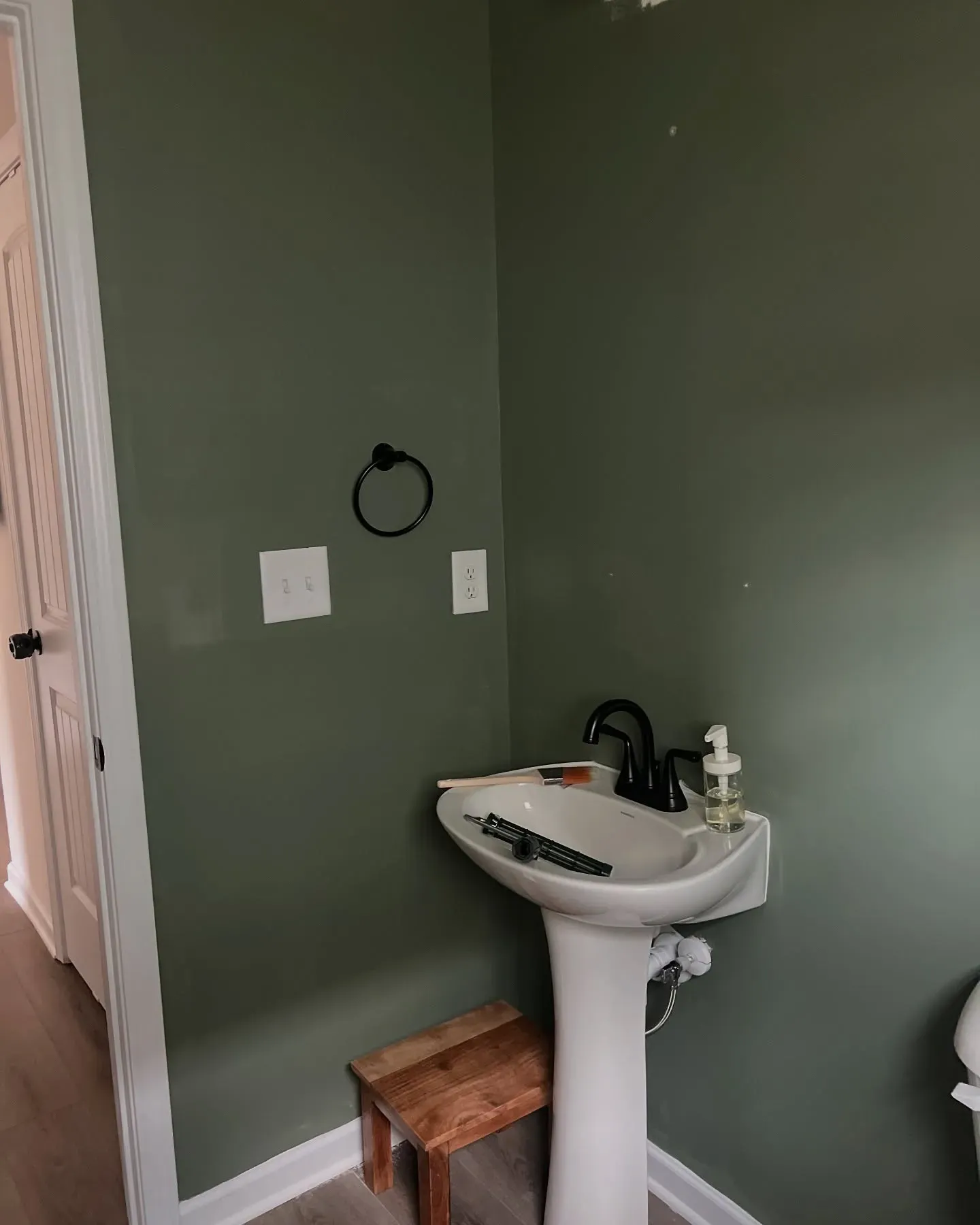 SW 6186 bathroom color review