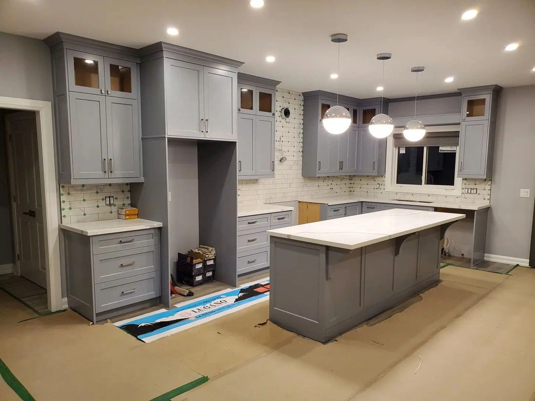 Sw 9161 Grey Kitchen Cabinets